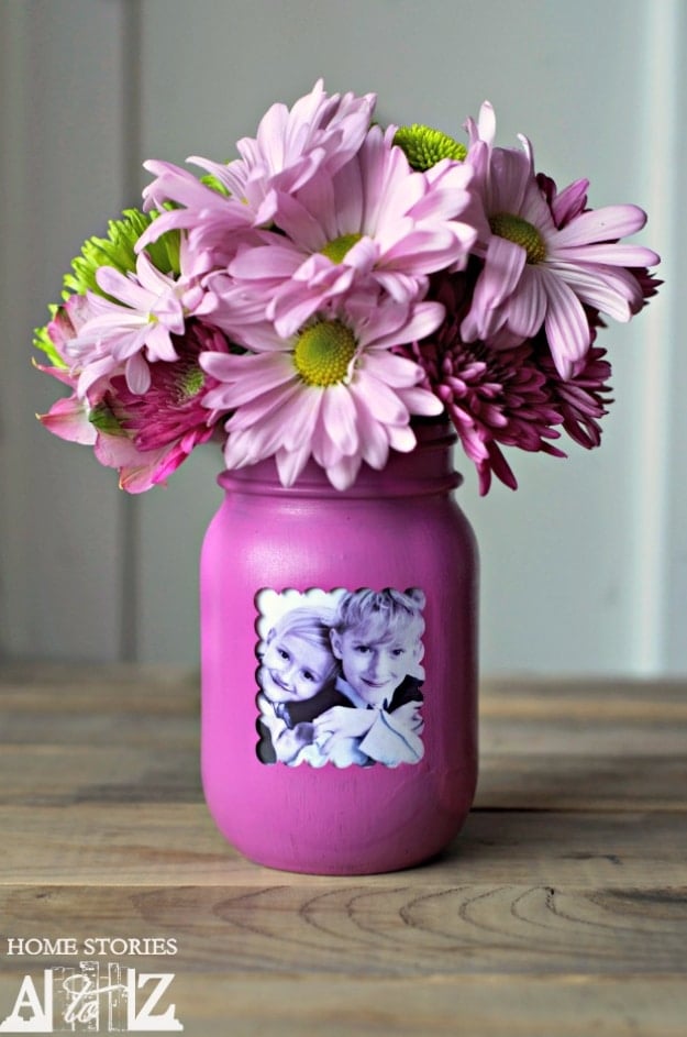 Mason Jar Craft Ideas | DIY Picture Frame Designs #diy #crafts