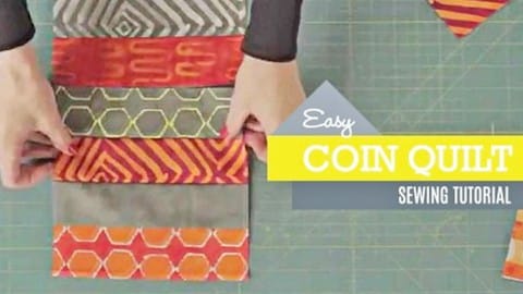 Combine Your Favorite Fabrics To Create The Perfect Coin Quilt | DIY Joy Projects and Crafts Ideas