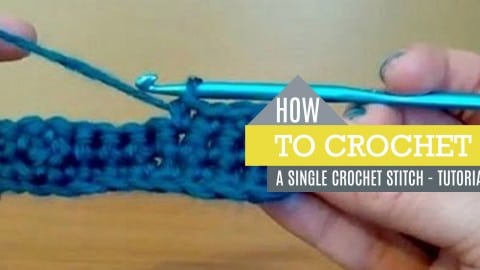 How to Crochet: Single Crochet Stitch for Beginners | DIY Joy Projects and Crafts Ideas