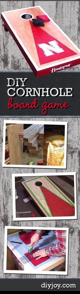 Cool Cheap DIY Projects for Men | Homemade Christmas Gifts for Dad, Father | Rustic Man Cave Furniture DIY Project Ideas - Manly Decor, Games | Things to Make for Backyard and Outdoors - DIY Cornhole Board Game Tutorial #diy #craftsformen #guys #giftsformen