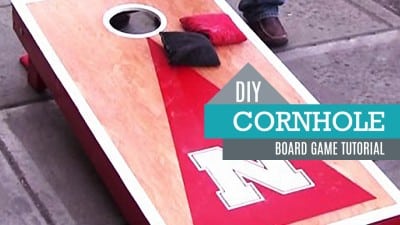 How To Make Cornhole Board Game | DIY Corn Hole Board and Bags Tutorial | Fun DIY Backyard IdeasFun Outdoor DIY Ideas - DIY Cornhole Board Game Tutorial | DIY Projects & Crafts by DIY JOY