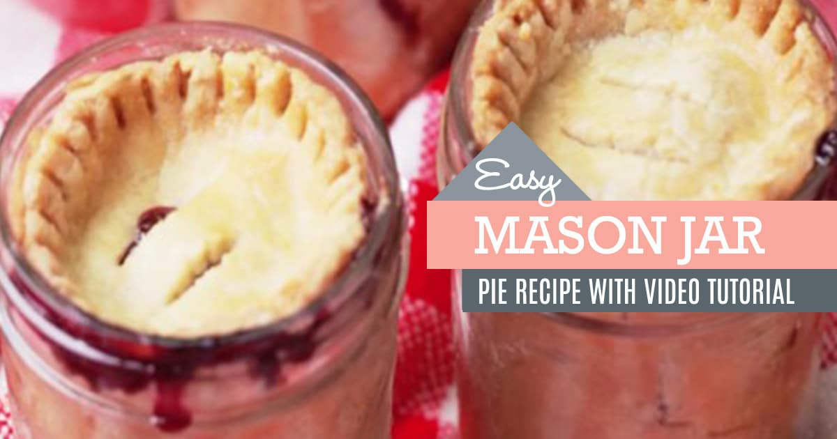 Cherry Pies in Mason Jars | DIY Joy Projects and Crafts Ideas