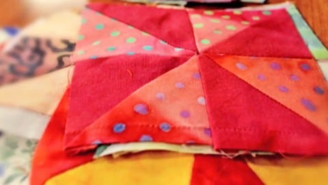 Learn How To Make This Quilt Block That Uses Fabric Scraps | DIY Joy Projects and Crafts Ideas