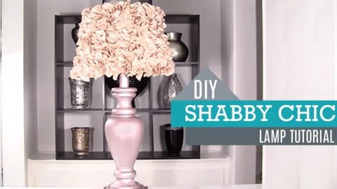 DIY Shabby Chic Decor – Lamp and Lamp Shade | DIY Joy Projects and Crafts Ideas