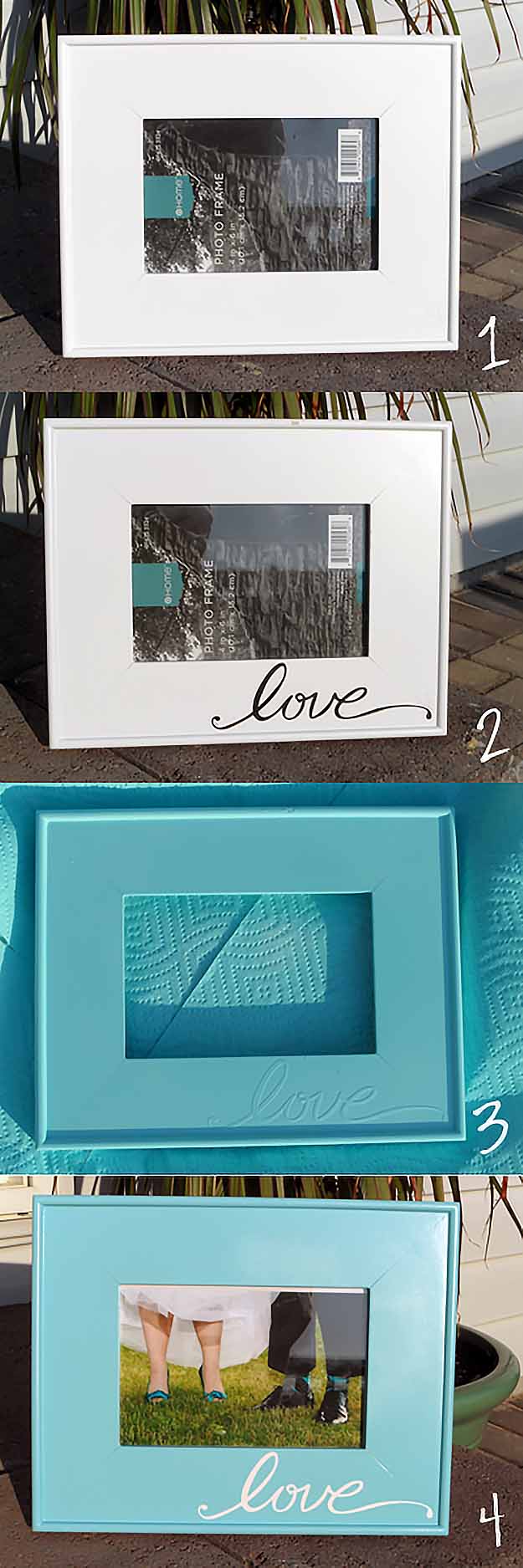 Easy Craft Ideas | DIY Picture Frame Home State Projects #diy #crafts 