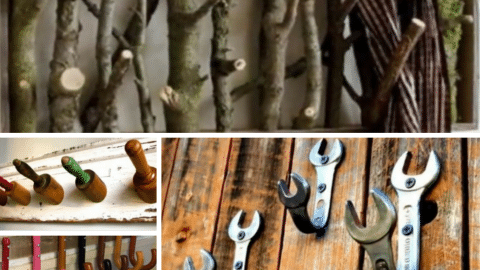 30 Insanely Crafty Vintage DIY Coat Hooks Your Home Needs | DIY Joy Projects and Crafts Ideas
