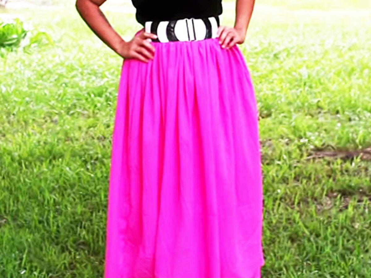 How to make a high waisted maxi outlet skirt