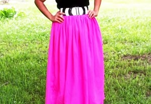 How To Make a Maxi Skirt