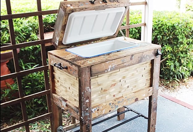 rustic drink cooler