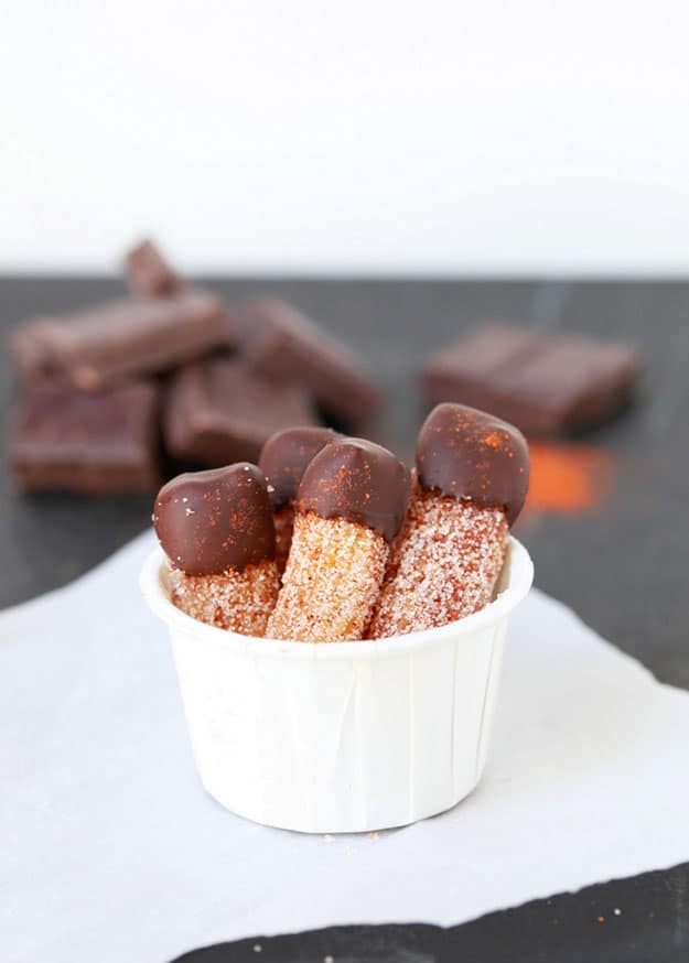Cheap Party Food Ideas | Dessert Recipes for A Crowd | Chocolate Chlli Churros Recipe | DIY Projects & Crafts by DIY JOY #appetizers #partyfood #recipes
