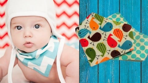 How to Sew a DIY Bandana Bib | DIY Joy Projects and Crafts Ideas