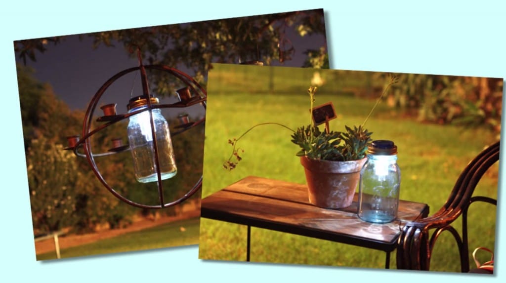 Easy DIY Mason Jar Crafts | Outdoor Ligthing Ideas | DIY Mason Jar Solar Chandelier | DIY Projects & Crafts by DIY JOY at