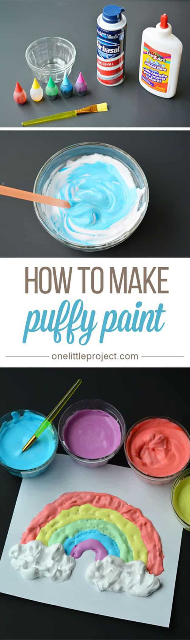 puff and paint canvas ideas