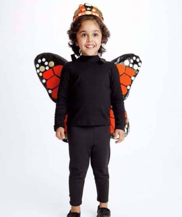 Last Minute DIY Halloween Costumes - Quick Ideas for Adults, Kids and Teens - Cute Butterfly Costume Tutorial