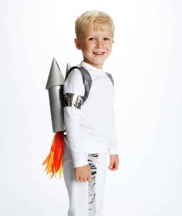 Last Minute DIY Halloween Costumes - Quick Ideas for Adults, Kids and Teens - Rocket Man Costume Tutorial