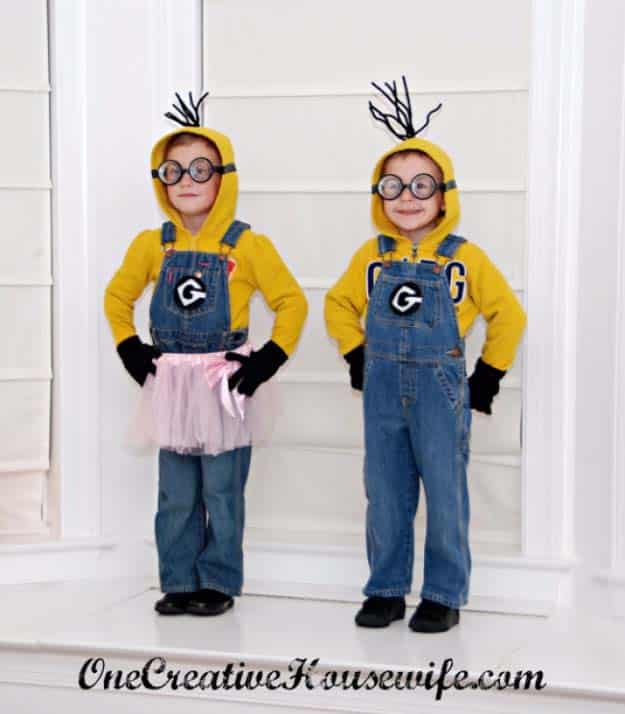 Last Minute DIY Halloween Costumes - Quick Ideas for Adults, Kids and Teens - DIY Minion Halloween Costume Tutorial