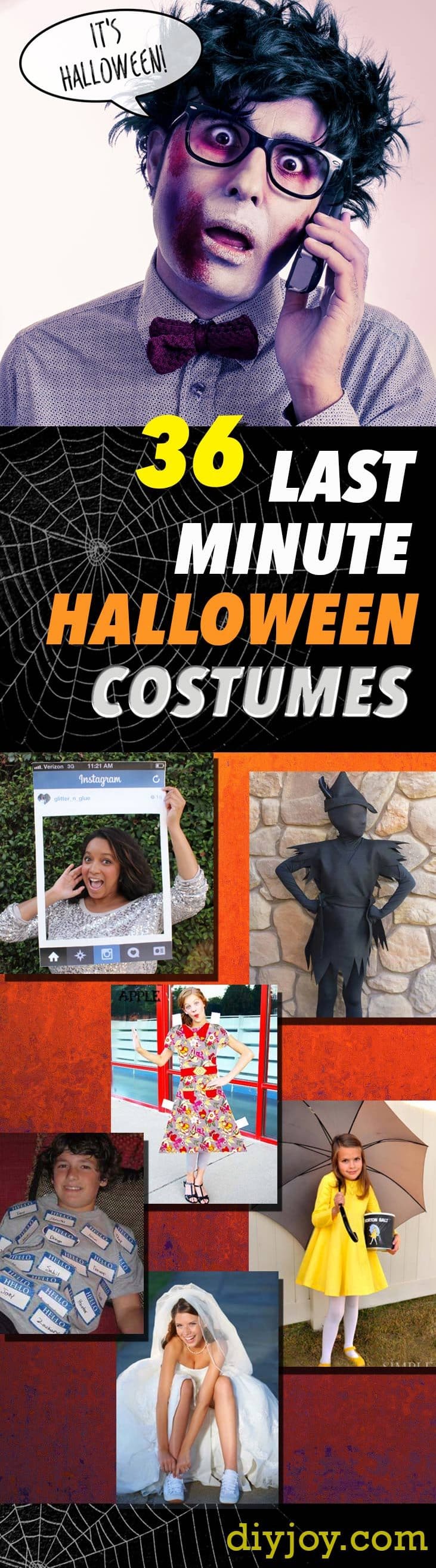 8 Last-Minute DIY Halloween Costumes • Yay Lunch!