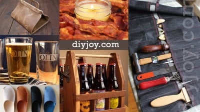 DIY Crafts for Men - DYI Gifts for Guys - Homemade Christmas Presents to Make for Dad, Boyfriend, Husband or Brother