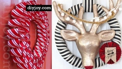 DIY Christmas Wreaths for Cheap Holiday Decor Ideas to Make for Decorations