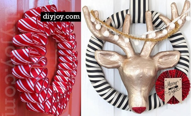 26 DIY Holiday Wreaths To Make For Christmas Decor | DIY Joy Projects and Crafts Ideas