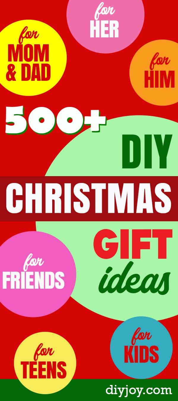 DIY Christmas Gifts - Homemade Christmas Gift Ideas and Best Pinterest Lists for DIY Holiday Gift Ideas for Friends, Women, Men, Kids, Parents, Neighbors, Boyfriend and Girlfriend #diygifts #holidaygifts #giftideas #diyideas #cheapgifts https://diyjoy.com/diy-christmas-gifts