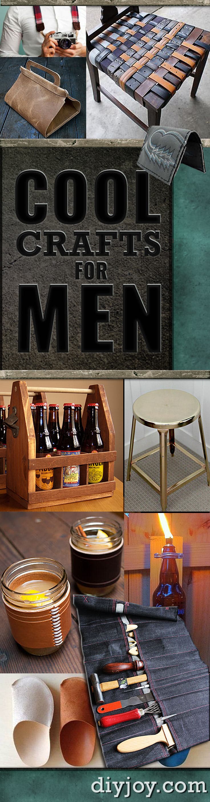 Cool DIY Crafts for Men (That Also Make Nice Gifts)