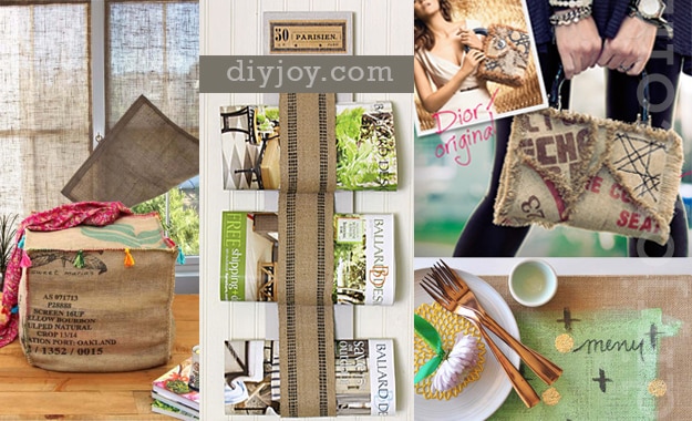 50 Creative DIY Projects Made with Burlap | DIY Joy Projects and Crafts Ideas