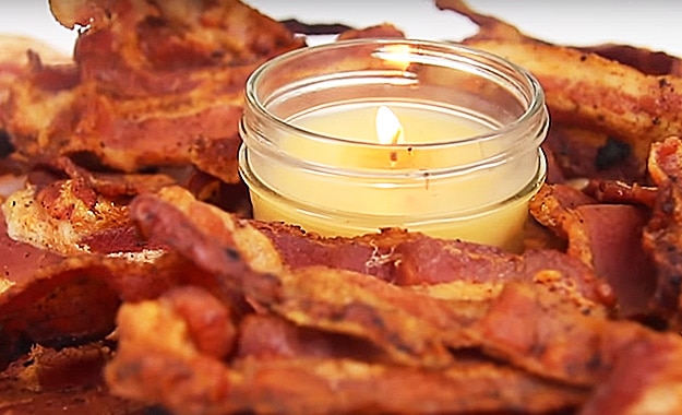 If You Love Bacon, Your Life Is Not Complete Until You Make At Least One Bacon Candle. | DIY Joy Projects and Crafts Ideas