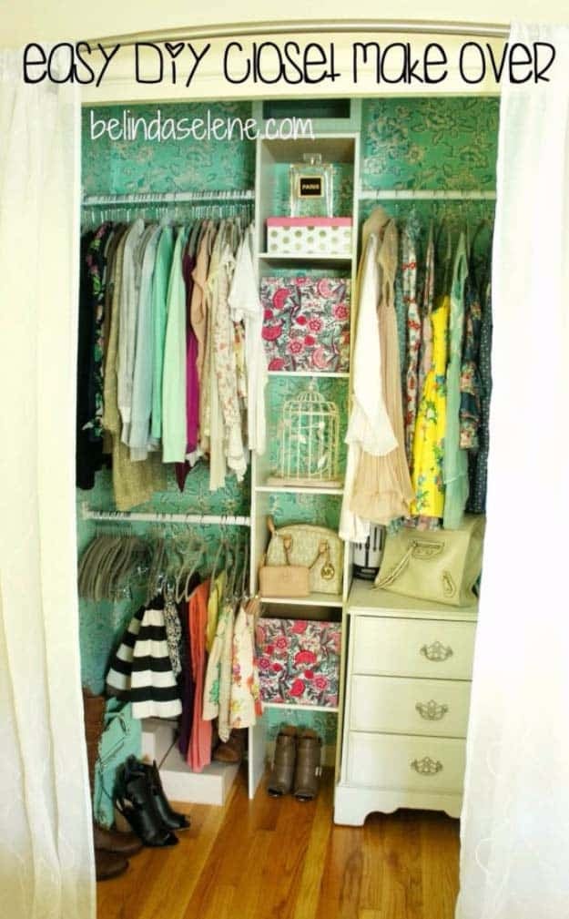 DIY CLOSET ORGANIZER IDEAS , COMBAT CLUTTER - The Handyman's Daughter