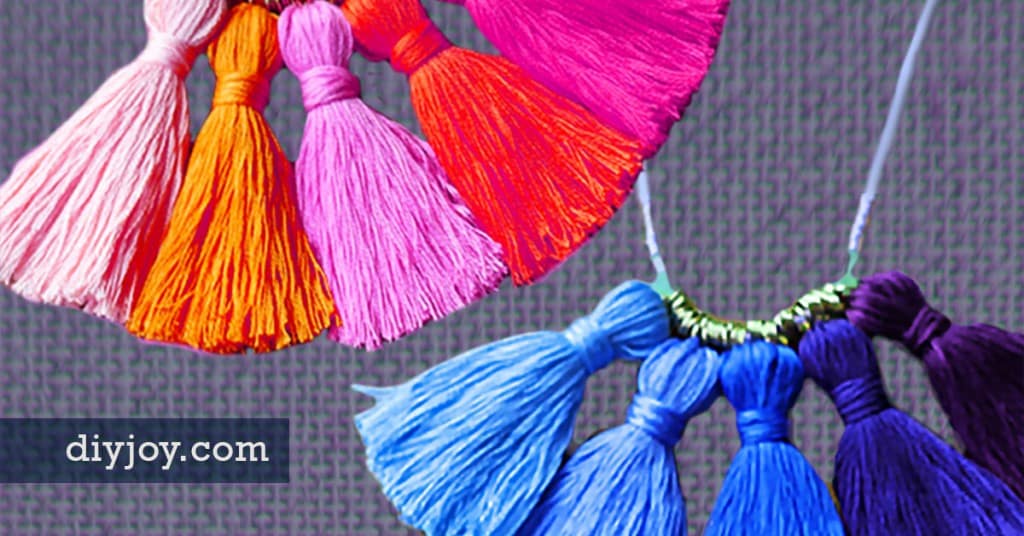 DIY Tassel Necklace | Cute and Easy DIY Gift Ideas for Her