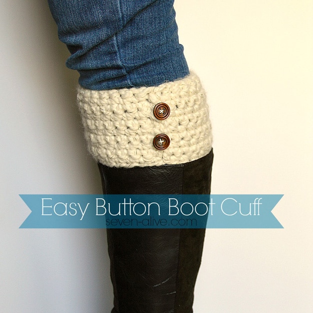 76 Crafts To Make and Sell - Easy DIY Ideas for Cheap Things To Sell on Etsy, Online and for Craft Fairs. Make Money with These Homemade Crafts for Teens, Kids, Christmas, Summer, Mother’s Day Gifts. | DIY Crochet Boot Cuff | Clothes to Sell On Etsy