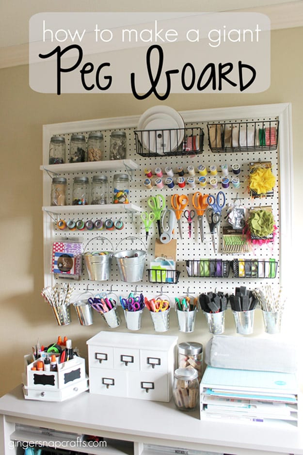 How to Organize Craft Supplies: 25 Clever Ideas! - DIY Candy