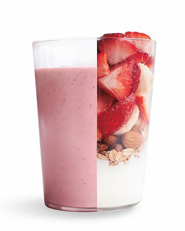 Healthy smoothie recipes and easy ideas perfect for breakfast, energy. Low calorie and high protein recipes for weightloss and to lose weight. Simple homemade recipe ideas that kids love. | Hearty Fruit and Oat Smoothie #smoothies #recipess