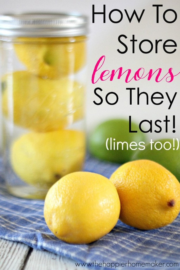 Coolest Cooking Hacks, Tips and Tricks for Easy Meal Prep, Recipe Shortcuts and Quick Ideas for Food | Keep Lemons Fresh Longer 