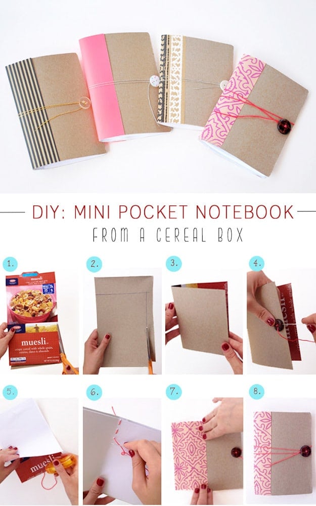 76 Crafts To Make and Sell - Easy DIY Ideas for Cheap Things To Sell on Etsy, Online and for Craft Fairs. Make Money with These Homemade Crafts for Teens, Kids, Christmas, Summer, Mother’s Day Gifts. | Mini Pocket Notebooks #crafts #diy