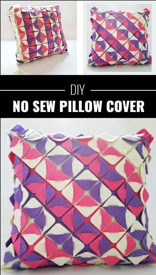 76 Crafts To Make and Sell - Easy DIY Ideas for Cheap Things To Sell on Etsy, Online and for Craft Fairs. Make Money with These Homemade Crafts for Teens, Kids, Christmas, Summer, Mother’s Day Gifts. | No Sew Pillow Cover | diyjoy.com/crafts-to-make-and-sell