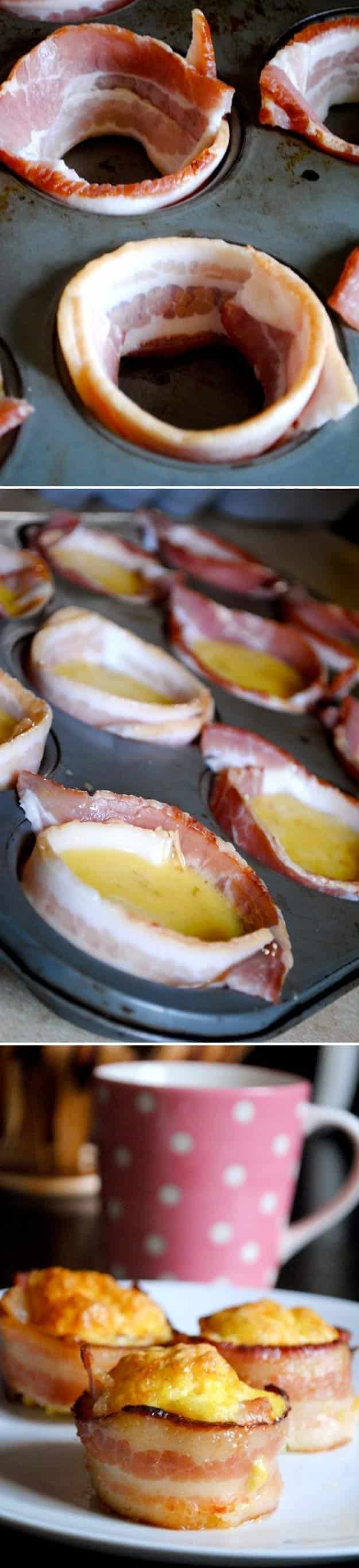 Coolest Cooking Hacks, Tips and Tricks for Easy Meal Prep, Recipe Shortcuts and Quick Ideas for Food | Try Mini Bacon and Egg Cups 