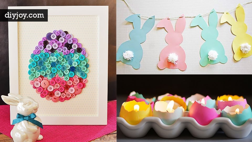 80 Easy Easter Crafts 2024 - Fun Easter Sunday DIY Ideas for Kids