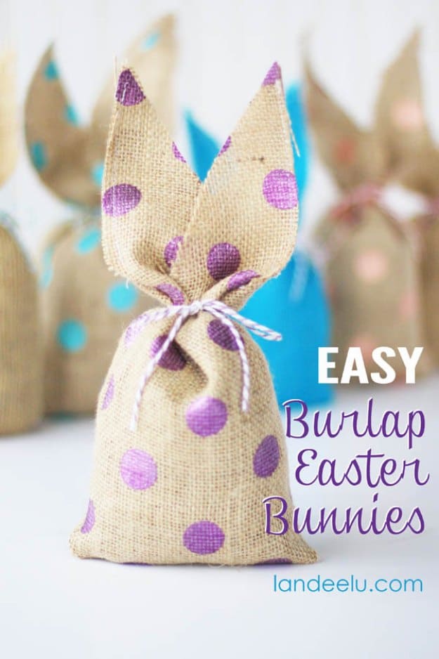 DIY Easter Decorations - Decor Ideas for the Home and Table - Easy Burlap Easter Bunnies - Cute Easter Wreaths, Cheap and Easy Dollar Store Crafts for Kids. Vintage and Rustic Centerpieces and Mantel Decorations. 