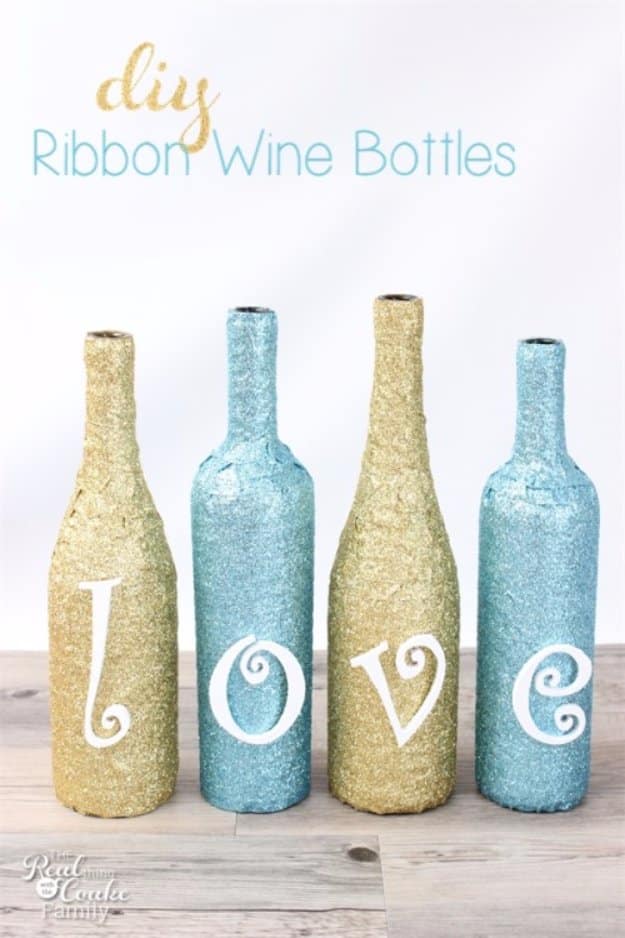 37 DIY Super Creative Wine Bottle Craft Ideas - FeltMagnet