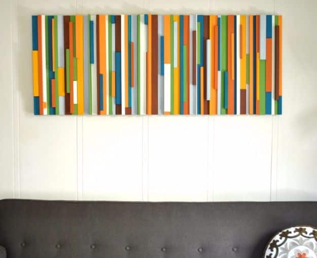 DIY Wall Art Ideas and Do It Yourself Wall Decor for Living Room, Bedroom, Bathroom, Teen Rooms | Painted Wood Wall Art | Cheap Ideas for Those On A Budget. Paint Awesome Hanging Pictures With These Easy Step By Step Tutorial 