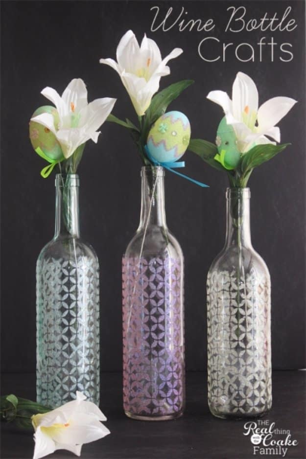 25 DIY Wine Bottle Crafts