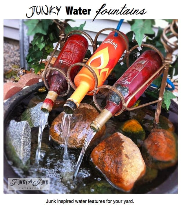 Wine Bottle DIY Crafts - Water Fountain Wine Bottles - Projects for Lights, Decoration, Gift Ideas, Wedding, Christmas. Easy Cut Glass Ideas for Home Decor on Pinterest 