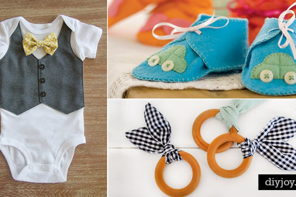 DIY Baby Shower Presents - Cheap Gifts to Make for A Baby Boy or Girl, Twins - Homemade Baby Blanket, Bibs, Clothes, Nursery Decor