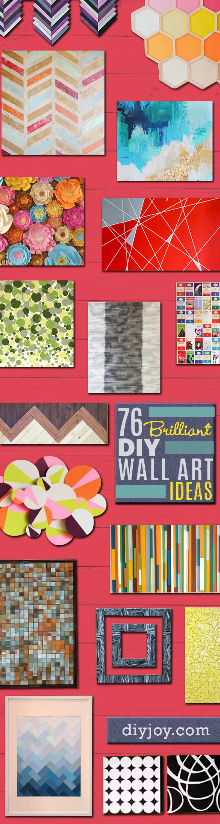 76 Diy Wall Art Ideas For Those Blank Walls