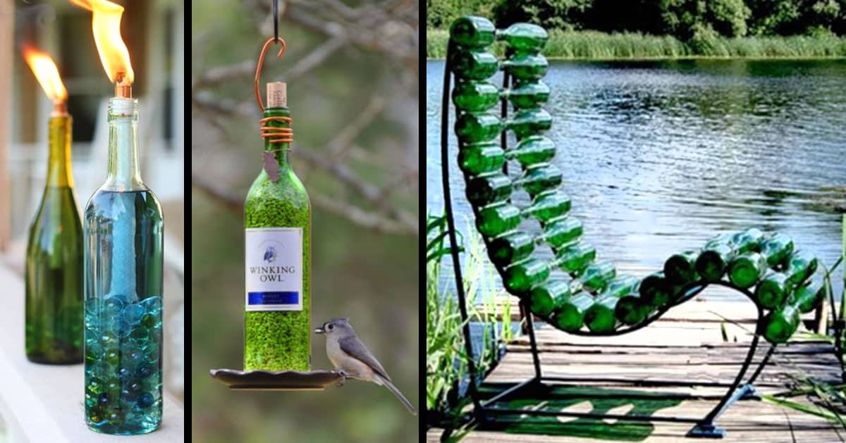 wine bottle tree project