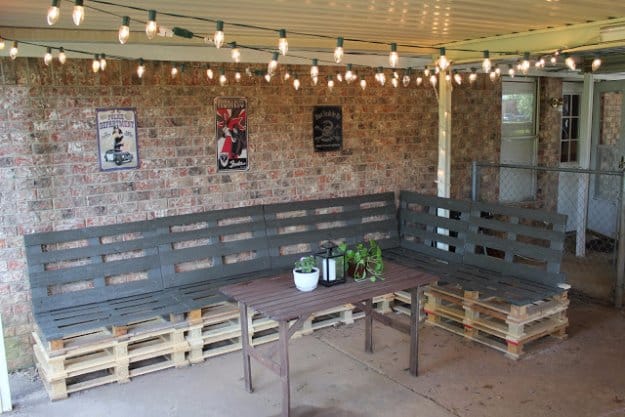 DIY Pallet Furniture Ideas - DIY Outdoor Patio Furniture from Pallets - Best Do It Yourself Projects Made With Wooden Pallets - Indoor and Outdoor, Bedroom, Living Room, Patio. Coffee Table, Couch, Dining Tables, Shelves, Racks and Benches 