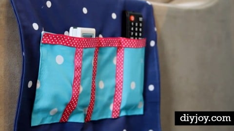 Clever DIY Sofa Caddy Keeps TV Remotes Within Reach! | DIY Joy Projects and Crafts Ideas