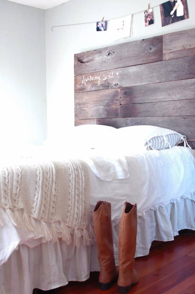 Brilliant DIY Decor Ideas for The Bedroom - DIY Rustic Headboards - Rustic and Vintage Decorating Projects for Bedroom Furniture, Bedding, Wall Art, Headboards, Rugs, Tables and Accessories. Tutorials and Step By Step Instructions 