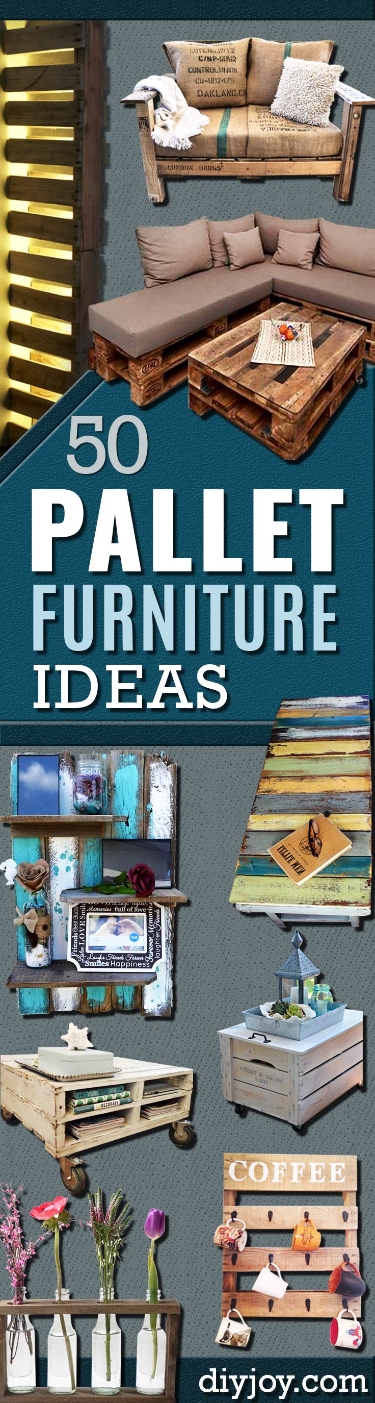 50 DIY Pallet Furniture Ideas